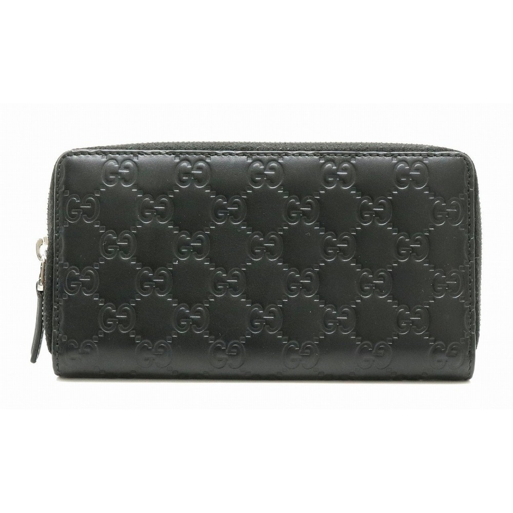 Gucci Guccisima Avel Long Wallet Leather Black